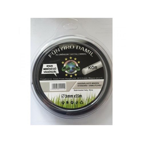 műanyag vágószál alu 1lb kör 3mm 55 méter