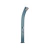 Speedshower SlimLine Deluxe kerti szolár zuhany, 225 cm, 24 literes tartály, kék-ezüst