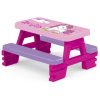Unikornis piknik asztal paddal - 71 x 77 x 43 cm