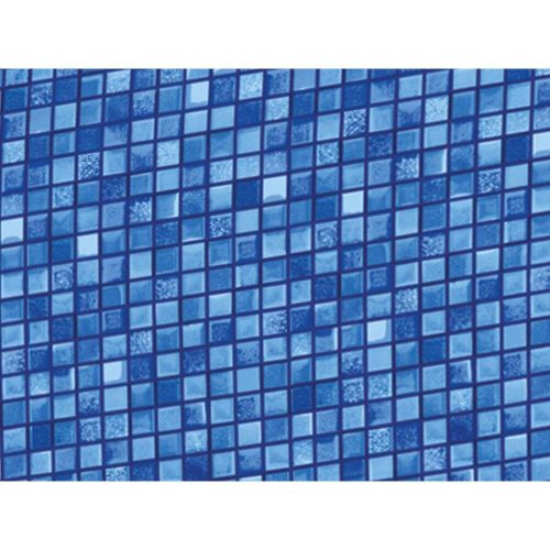 Medence fólia Ibiza Mosaic 0,60 mm vastag J horoggal a  5,00 x 1,50 m-es kör alakú medencéhez