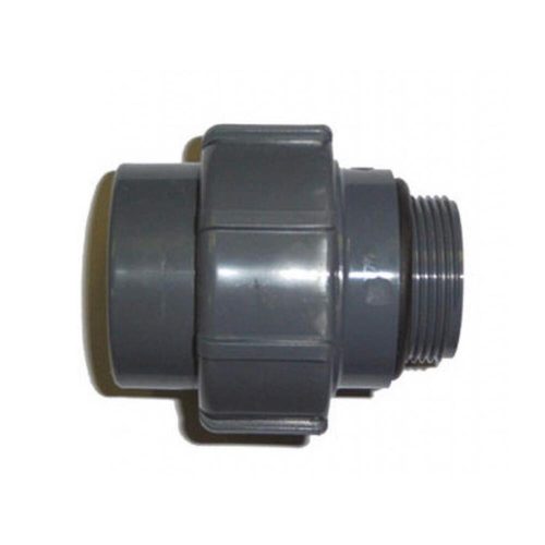 PVC tömlő toldó adapter, d 50 x 1 1/2" külső menet d 50 x 1 1/2"