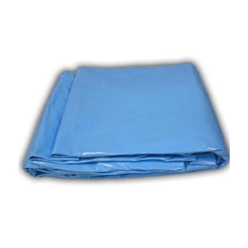 Ovális fólia 6,10 (20') x 3,66 (12') x 1,50 méter mély medencéhez 0,6 mm vastag kék, átfedéses