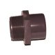 PVC toldó csatlakozó, PN 10, karmantyú DA 50 x 1 1/2" külső menet AG PN 10, DA 50 x 1 1/2"