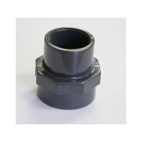 PVC toldó csatlakozó, PN 16, karmantyú 50/40 x 1 1/2" belső menet PN 16, 50/40 x 1 1/2"