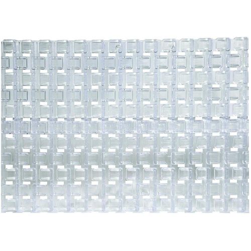 Túlfolyó rács flexibilis Square - Transzparens 250mm
