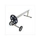 Tekercselő, mobil inox lábbal O 82mm, 3,4 - 4,7m-ig