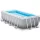 INTEX Frame Prism Quadra GN set piscină, 400 x 200 x 100 cm, cu cartuș hârtie recirculator apă, scară