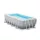 INTEX Frame Prism Quadra set piscină, 488 x 244 x 107 cm, cu cartuș hârtie recirculator apă, scară, prelată