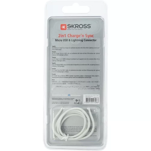 SKROSS USB kábel, töltő, szinkron (microUSB)