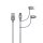 SKROSS Steel Line USB kábel, töltő, szinkron (microUSB, USB-C, lightning) 1,2m