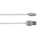 SKROSS Steel Line USB kábel, töltő, szinkron (microUSB) 1m