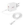 SKROSS USB gyorstöltő (USB-C, USB-A) 48W, PD + USB-C - USB-C kábel
