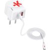 SKROSS USB gyorstöltő (USB-C,USB-A) 45W, PD, + 1,6m USB-C kábel, GaN