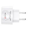 SKROSS USB gyorstöltő (USB-C,USB-A) 65W, PD, + 1,6m USB-C kábel, GaN
