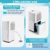 HOMEFORT HPMS12W Páramentesítő,  12 L/nap,  Digitális kijelző,  Gyerekzár,  Időzítő,  2 L tartály,  Telítettségjelző,  Zajszint: 38 dB,  Kivezethető cseppvíz