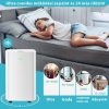 HOMEFORT HPMS12W Páramentesítő,  12 L/nap,  Digitális kijelző,  Gyerekzár,  Időzítő,  2 L tartály,  Telítettségjelző,  Zajszint: 38 dB,  Kivezethető cseppvíz