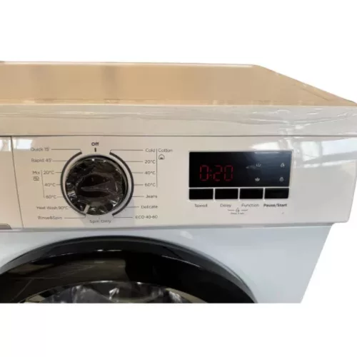 HOMEFORT HME17121UW Elöltöltős mosógép D energiaosztály, 7 kg, Keskeny mélység, 1200 fordulat/perc, Centrifugálási zajszint: 80 dB , Inverter motor nélkül, Gőzfunkció nélkül