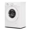 HOMEFORT HME16100UW Elöltöltős mosógép D energiaosztály,  6 kg,  Keskeny mélység,  1000 fordulat/perc,  Centrifugálási zajszint: 79 dB,  Inverter motor nélkül,  Gőzfunkcióval
