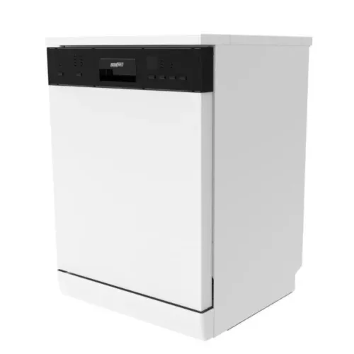 HOMEFORT HMGS0640W Szabadonálló mosogatógép 12 teríték, 11 L fogyasztás, 7 program, 47 db zajszint, E energiaosztály, Alsó evőeszköztartó kosár, 60 cm, Digit. kijelző