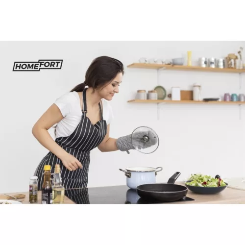 HOMEFORT HFBK64T2B Beépíthető Kerámia főzőlap Fém keretes, 6000 W, Érintőszenzoros, Gyerekzár, Booster funkció