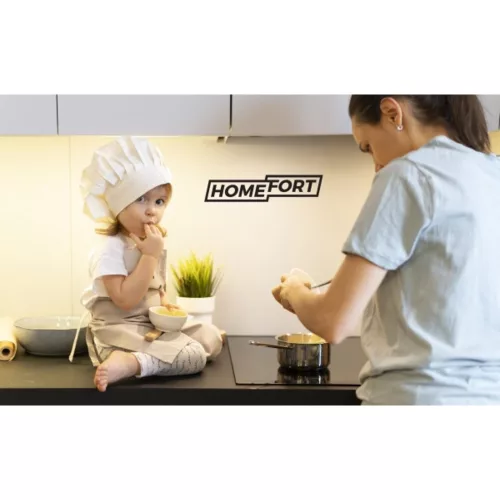 HOMEFORT HFBI64T0B Beépíthető Indukciós főzőlap Keret nélküli, 7400 W, Érintőszenzoros, Gyerekzár, Booster funkció