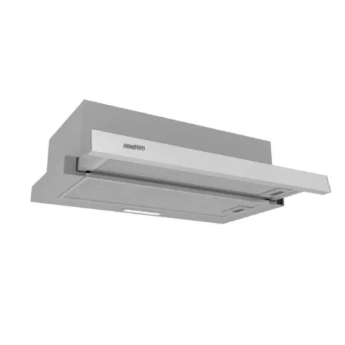 HOMEFORT HPK611X Beépíthető Kihúzható páraelszívó LED világítás 1 db motor, 408 m3/h, 54-66 dB zajszint, 60 cm széles, B Energiaosztály