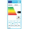 HOMEFORT HPK611X Beépíthető Kihúzható páraelszívó LED világítás  1 db motor,  408 m3/h,   54-66 dB zajszint,   60 cm széles,   B Energiaosztály