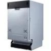 HOMEFORT HMGB0421B Beépíthető mosogatógép,  bútorlap nélkül,  10 teríték,  9 L fogyasztás,  6 program,   47 dB zajszint,  D energiaosztály,  Felső evőeszköztartó ,  45 cm,  Digit. kijelző nélkül ,  Automata ajtónyitással