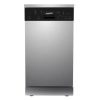 HOMEFORT HMGS0421S Szabadonálló mosogatógép 10 teríték,  8 L fogyasztás,  7 program,  47 dB zajszint,  E energiaosztály,  Felső evőeszköztartó tálca,  45 cm,  Digit.kijelző