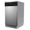 HOMEFORT HMGS0421S Szabadonálló mosogatógép 10 teríték,  8 L fogyasztás,  7 program,  47 dB zajszint,  E energiaosztály,  Felső evőeszköztartó tálca,  45 cm,  Digit.kijelző