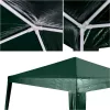 Kerti pavilon, kereskedelmi rendezvénysátor, zöld pavilon 2,5 x 2,5 m