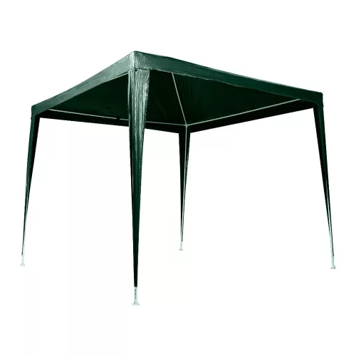 Kerti pavilon, kereskedelmi rendezvénysátor, zöld pavilon 2,5 x 2,5 m
