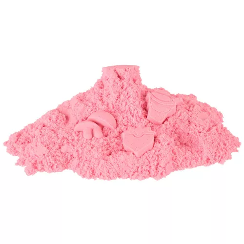 senzorial nisip pentru copii 1 kg- roz în pungă