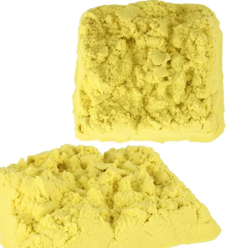 senzorial nisip pentru copii 1 kg galben în pungă