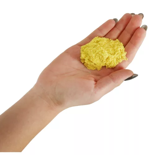 senzorial nisip pentru copii 1 kg galben în pungă