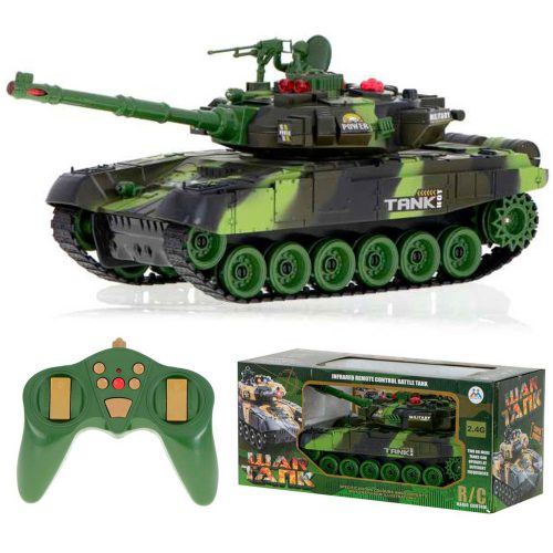 RC War Tank 9993 2.4 GHz Erdő Álcázott