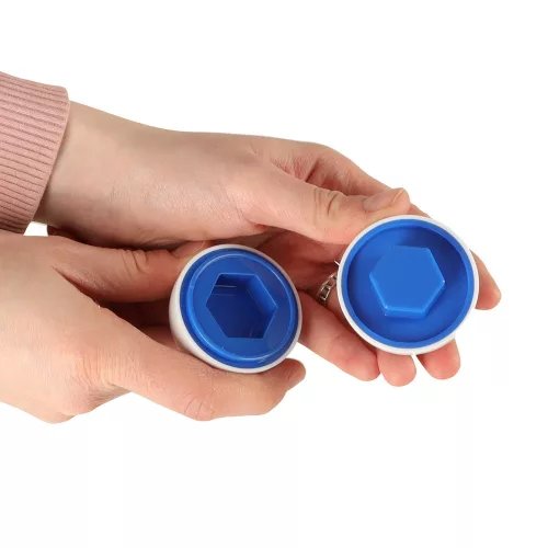 Educativ puzzle sortator, articol și culori accesoriu, 6 piese