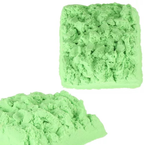 senzorial nisip pentru copii 1 kg verde în pungă