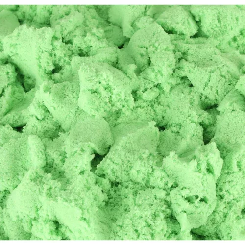 senzorial nisip pentru copii 1 kg verde în pungă
