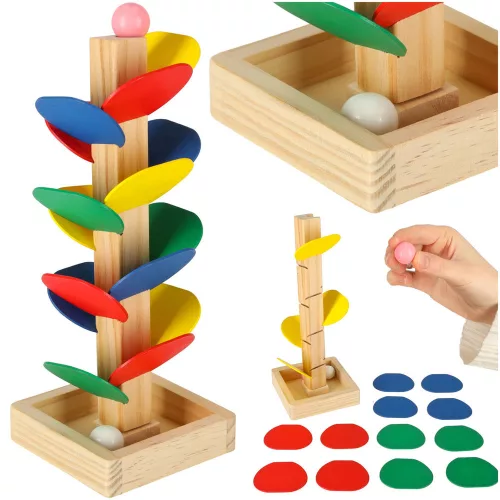 Educațional lemn cuburi teren de mingi Montessori teren de mingi