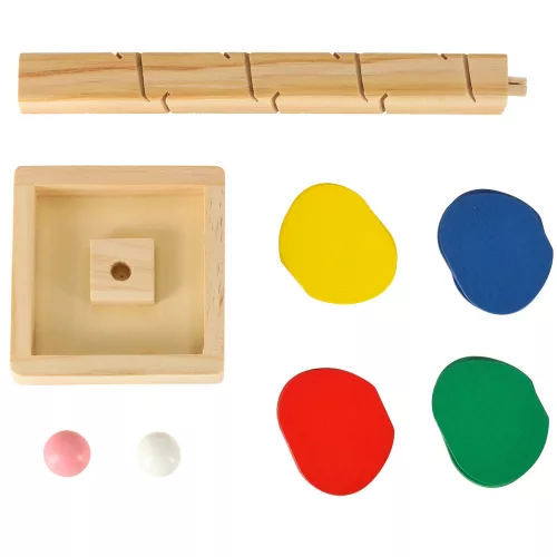 Educațional lemn cuburi teren de mingi Montessori teren de mingi