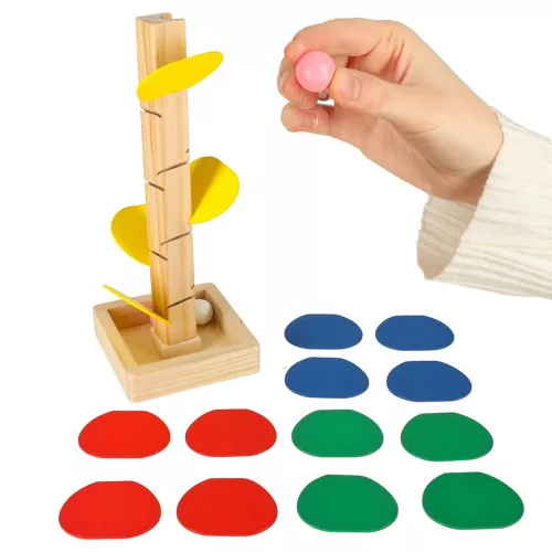 Educațional lemn cuburi teren de mingi Montessori teren de mingi