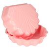 Homokozó zárt medence Shell Twins dupla 2in1 174x79x20cm rózsaszínű