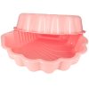 Homokozó zárt medence Shell Twins dupla 2in1 174x79x20cm rózsaszínű