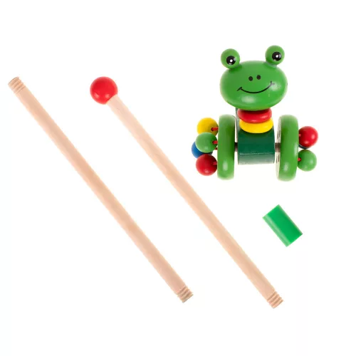 Din lemn fabricat articol boton