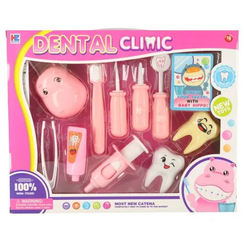 Fogmedical medical set roz hipopotam