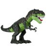 Sétáló, üvöltő, zöld elektronikus T-REX