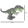 T-REX elektronikus dinoszaurusz sétál zöldet üvölt