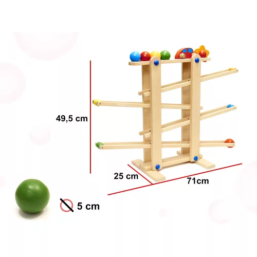 Montessori XXL lemn teren de mingi