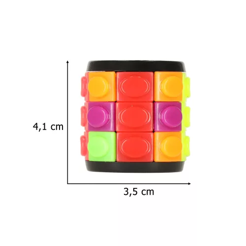 Logikai kirakós forgó henger 3 sor